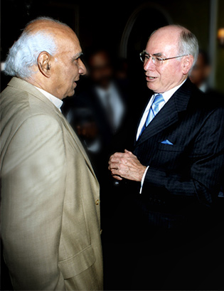 Yash Chopra Meets The Prime Minister Of Australia