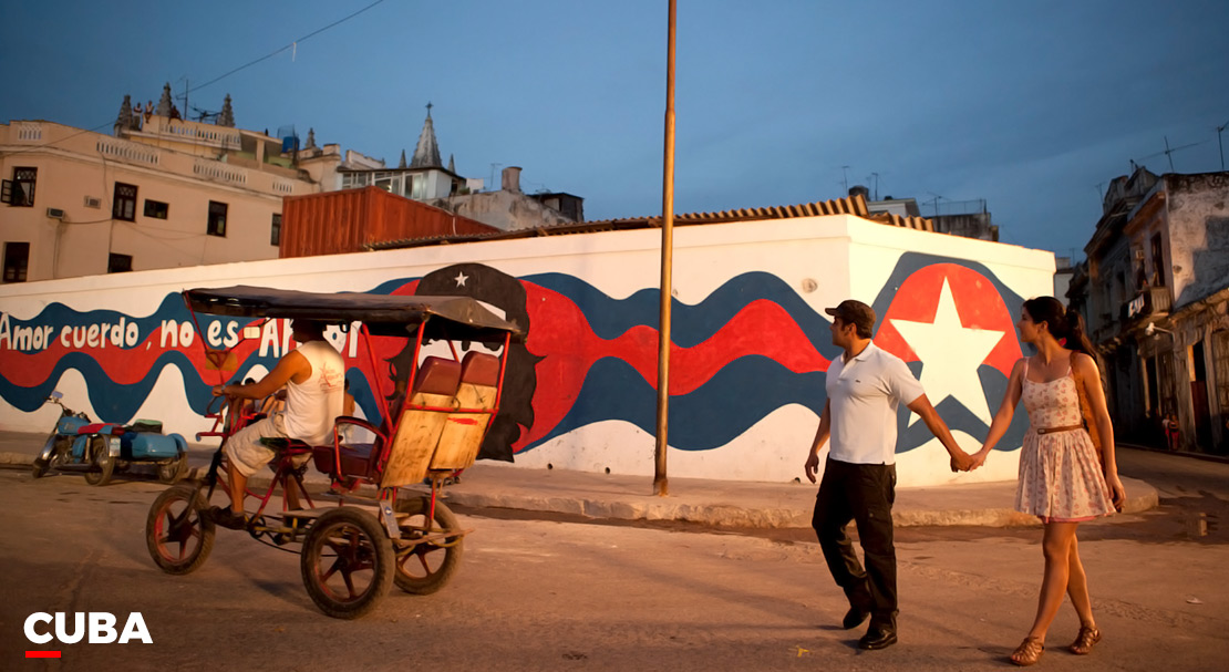 Salman Khan and Katrina Kaif in Cuba, from the film EK THA TIGER