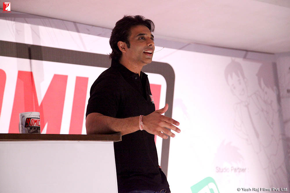 Uday Chopra at the YOMICS press conference 