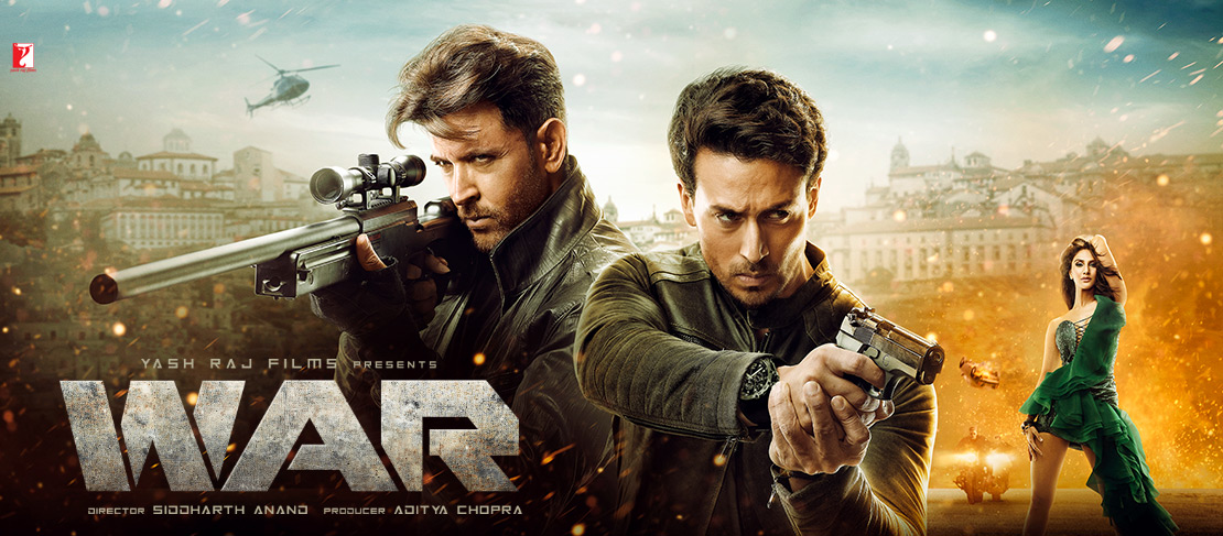 Hrithik Roshan, Tiger Shroff and Vaani Kapoor in WAR