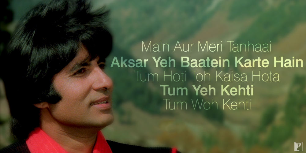 Amitabh Bachchan in Silsila Amitabh Bachchan in Silsila