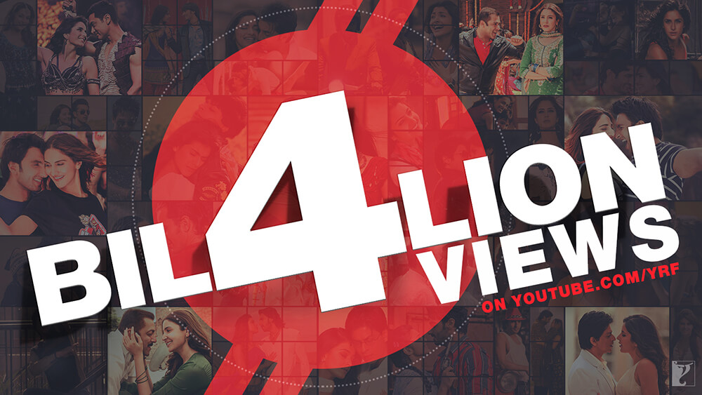 YRF’s YouTube Channel Clocks 4 Billion Views YRF’s YouTube Channel Clocks 4 Billion Views