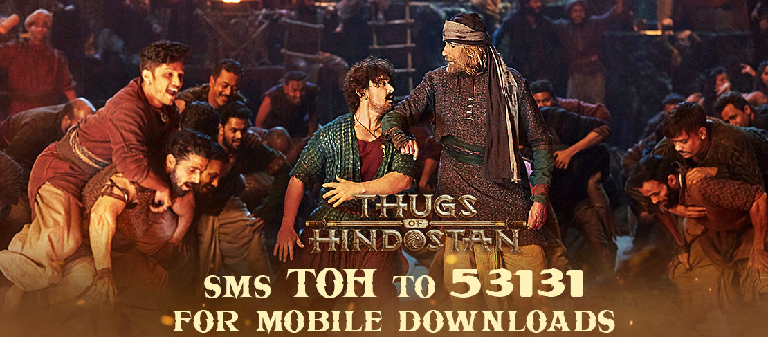 Aamir Khan and Amitabh Bachchan in THUGS OF HINDOSTAN