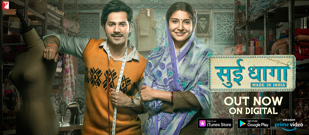 Varun Dhawan and Anushka Sharma in SUI DHAAGA - Made in India 