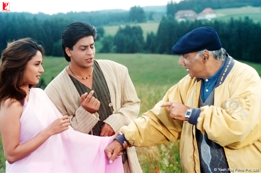 Image result for yash chopra on set"
