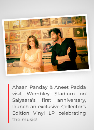 Ahaan Panday & Aneet Padda visit Wembley Stadium on Saiyaara’s first anniversary
