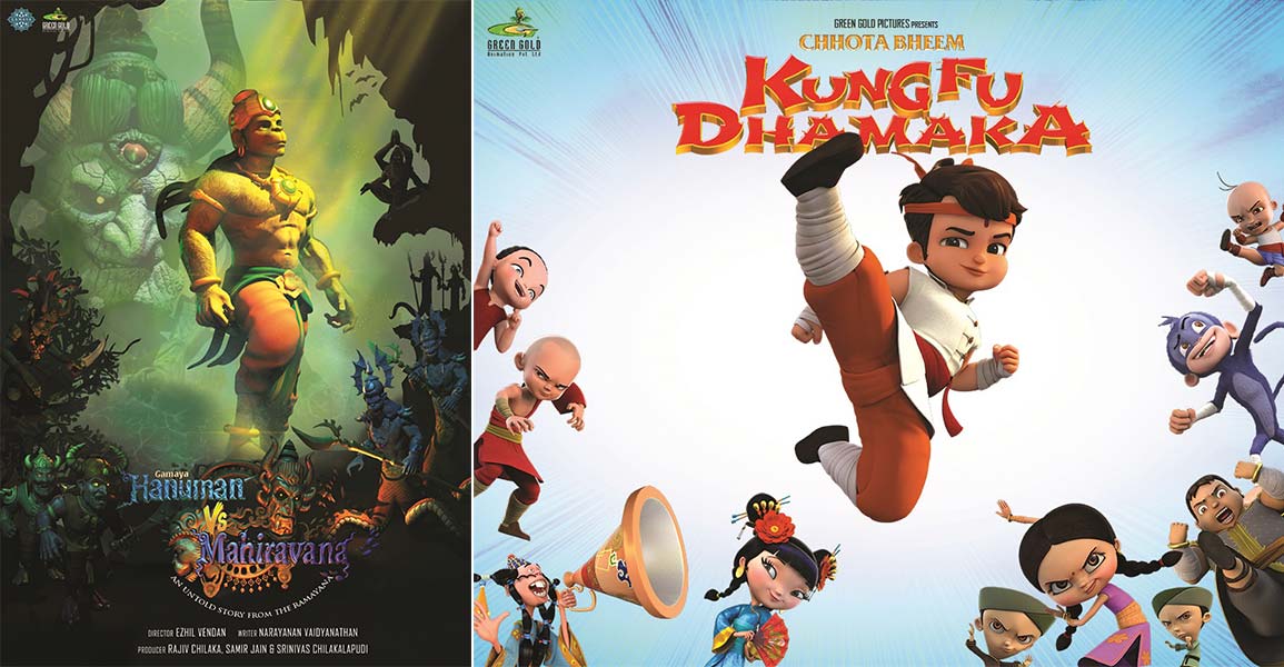Yash Raj Films to Distribute Hanuman vs Mahiravana and Chhota Bheem Kung Fu Dhamaka across India for Green Gold Animation