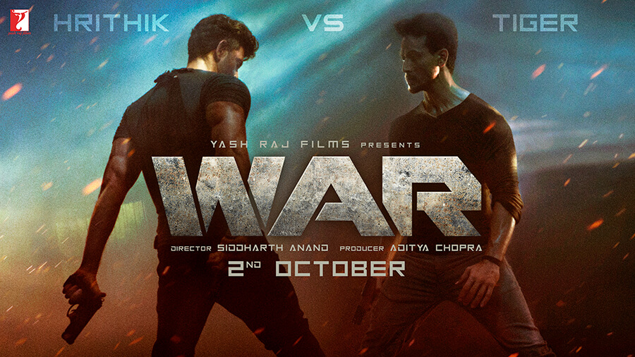 Hrithik Roshan and Tiger Shroff in WAR