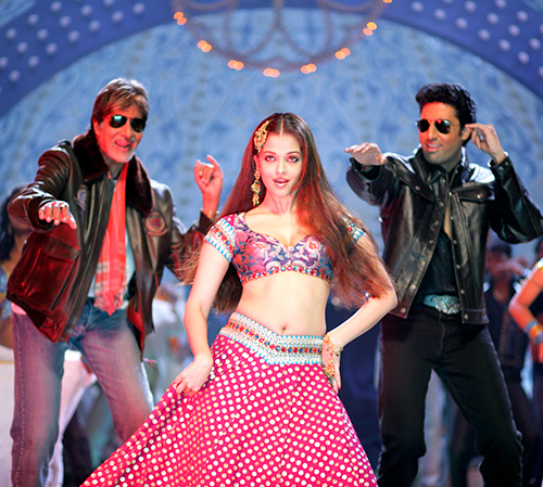 'Kajra Re' featuring Amitabh Bachchan, Abhishek Bachchan, Aishwarya Rai
