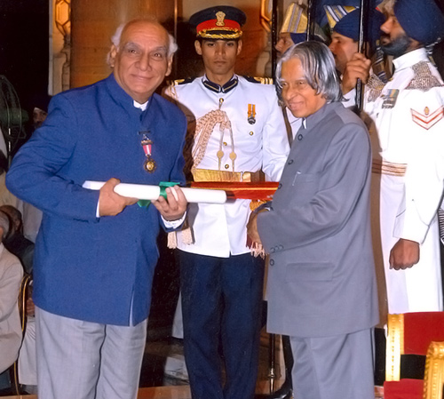 Padma Bhushan Award for Yash Chopra