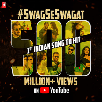 Swag Se Swagat becomes the first Indian song to hit 500 Million Views