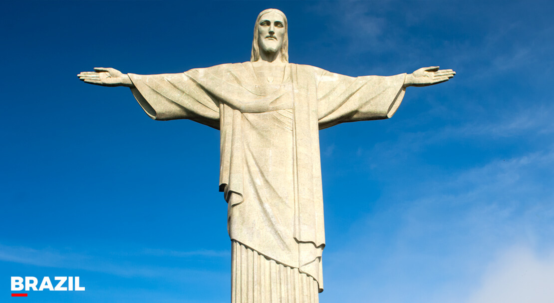 The statue of 'Christ the Redeemer' in Brazil, from the film DHOOM:2